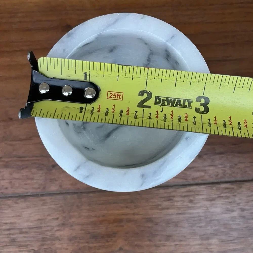 White Marble Mortar and Pestle 3